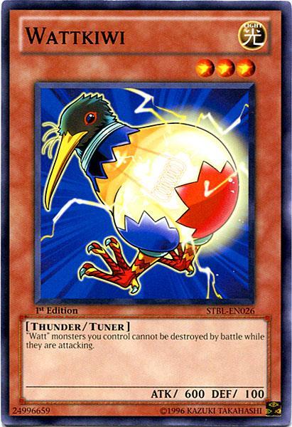 1st Edition, Common, Light, Starstrike Blast, Thunder, Tuner Monster, Unlimited Wattkiwi [STBL-EN026] Common - Trading Card World
