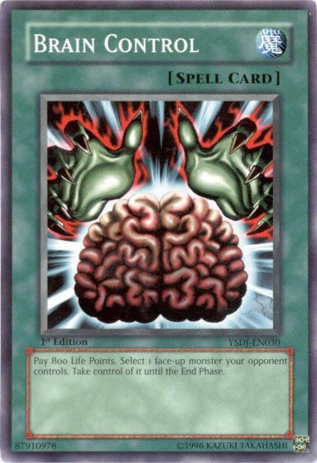 1st Edition, Common, Normal Spell, Spell, Starter Deck: Jaden Yuki, Unlimited Brain Control [YSDJ-EN030] Common - Trading Card World