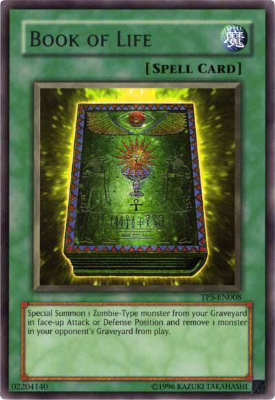 Normal Spell, Rare, Spell, Tournament Pack 5, Unlimited Book of Life [TP5-EN008] Rare - Trading Card World