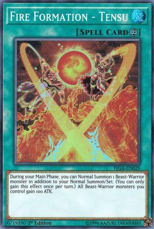 1st Edition, Continuous Spell, Fists of the Gadgets, Spell, Super Rare Fire Formation - Tensu [FIGA-EN029] Super Rare - Trading Card World