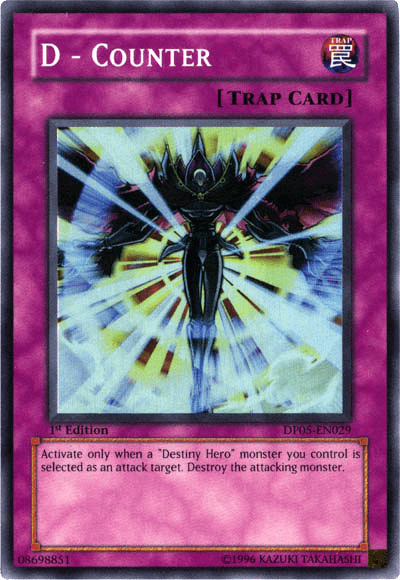 1st Edition, Duelist Pack 5: Aster Phoenix, Normal Trap, Super Rare, Trap, Unlimited D - Counter [DP05-EN029] Super Rare - Trading Card World