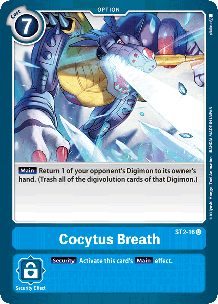 Blue, Option, ST2-16, Starter Deck: Cocytus Blue, Uncommon Cocytus Breath [ST2-16] [Starter Deck: Cocytus Blue] - Trading Card World