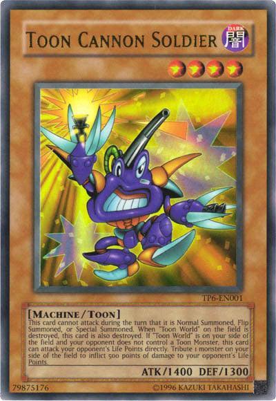 Dark, Machine, Toon Monster, Tournament Pack 6, Ultra Rare, Unlimited Toon Cannon Soldier [TP6-EN001] Ultra Rare - Trading Card World