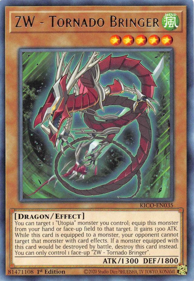 1st Edition, Dragon, Effect monster, King's Court, Rare, Wind ZW - Tornado Bringer [KICO-EN035] Rare - Trading Card World