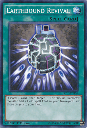 1st Edition, Common, Legendary Collection 5D's, Normal Spell, Spell Earthbound Revival [LC5D-EN156] Common - Trading Card World