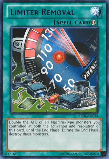 Duelist League Promo, Quick Play Spell, Rare, Spell, Unlimited Limiter Removal (Purple) [DL16-EN013] Rare - Trading Card World