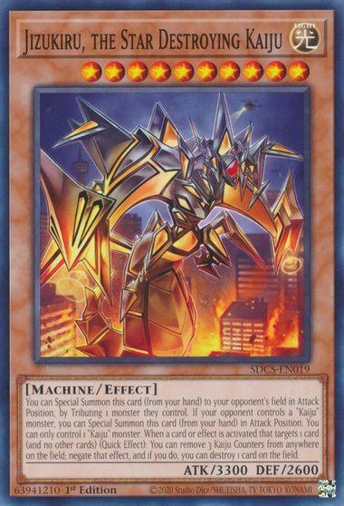 1st Edition, Common, Cyber Strike, Effect Monster, Light, Machine, Unlimited Jizukiru, the Star Destroying Kaiju [SDCS-EN019] Common - Trading Card World