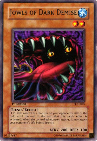 1st Edition, Effect Monster, Fiend, Pharaonic Guardian, Rare, Unlimited, Water Jowls of Dark Demise [PGD-009] Rare - Trading Card World