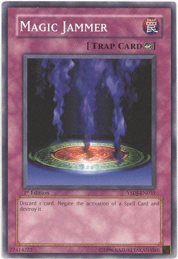 1st Edition, Common, Counter Trap, Starter Deck: Jaden Yuki, Trap, Unlimited Magic Jammer [YSDJ-EN035] Common - Trading Card World