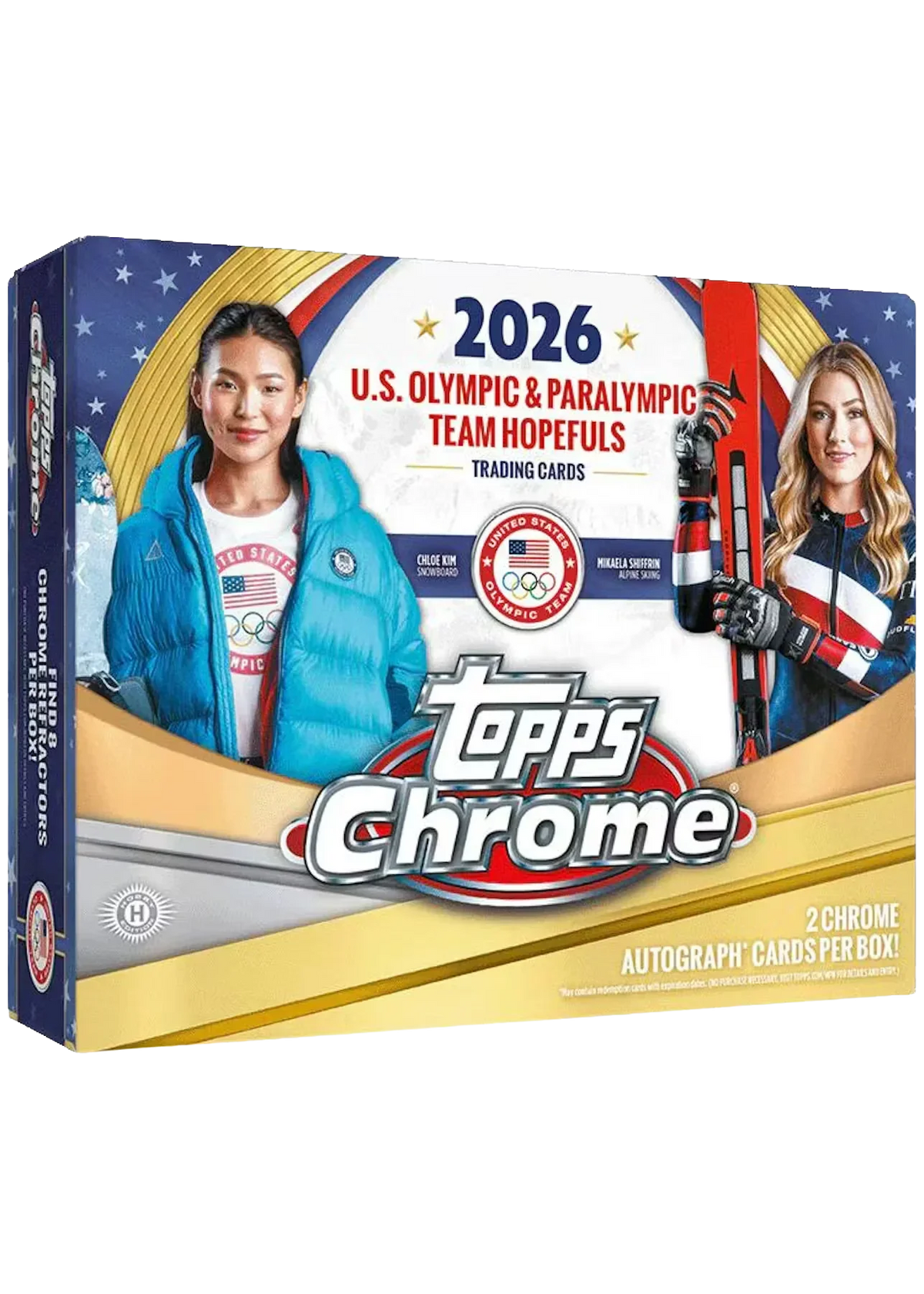 2026 Topps Chrome U.S. Olympics - Hobby Box