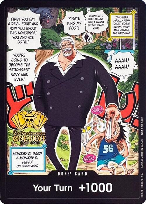 DON!!, One Piece Promotion Cards, Promotional Cards DON!! Card (2nd Anniversary Tournament) [One Piece Promotion Cards] - Trading Card World