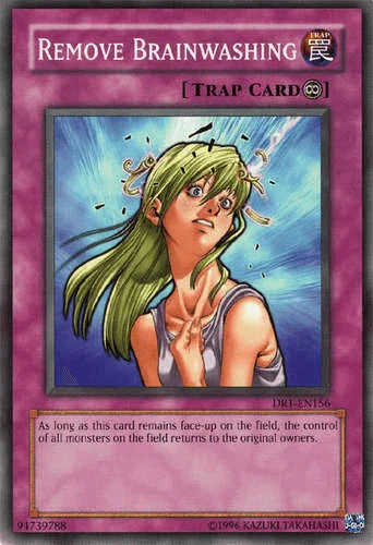 Common, Continuous Trap, Dark Revelation Volume 1, Trap, Unlimited Remove Brainwashing [DR1-EN156] Common - Trading Card World