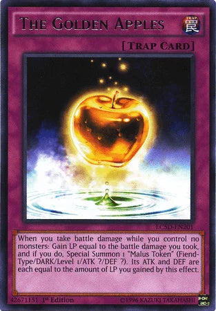 1st Edition, Legendary Collection 5D's, Normal Trap, Rare, Trap The Golden Apples [LC5D-EN201] Rare - Trading Card World