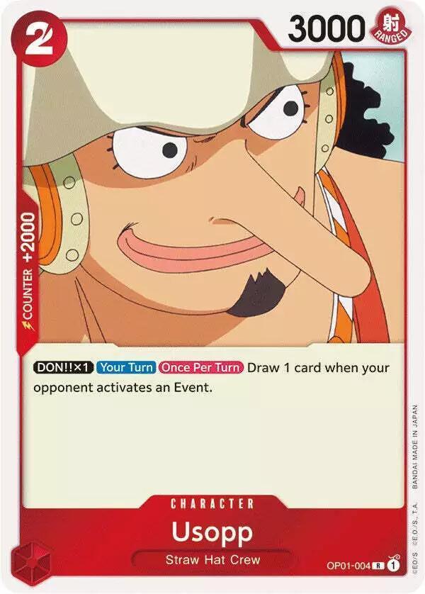 Character, One Piece Demo Deck Cards, Rare, Straw Hat Crew Usopp [One Piece Demo Deck Cards] - Trading Card World