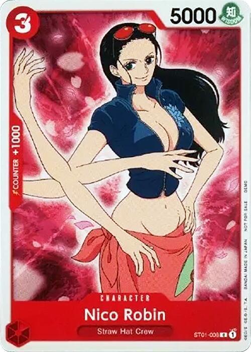 Character, Common, One Piece Demo Deck Cards, Straw Hat Crew Nico Robin [One Piece Demo Deck Cards] - Trading Card World