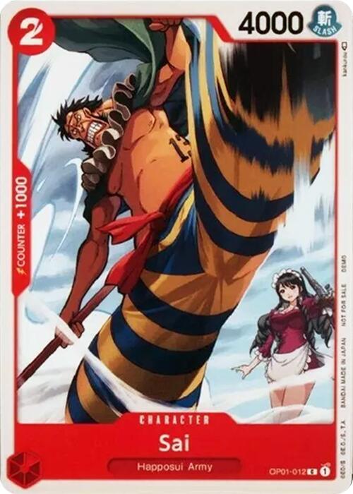 Character, Common, Happosui Army, One Piece Demo Deck Cards Sai [One Piece Demo Deck Cards] - Trading Card World