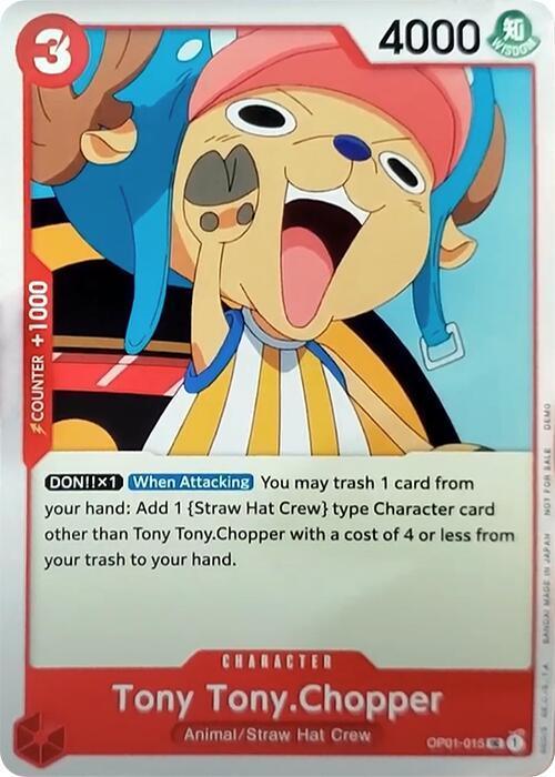 Animal, Character, One Piece Demo Deck Cards, Straw Hat Crew, Uncommon Tony Tony.Chopper [One Piece Demo Deck Cards] - Trading Card World