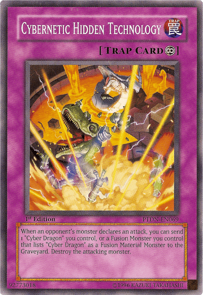 1st Edition, Common, Continuous Trap, Phantom Darkness, Trap, Unlimited Cybernetic Hidden Technology [PTDN-EN069] Common - Trading Card World