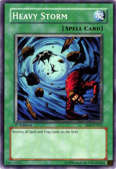1st Edition, Common, Normal Spell, Spell, Structure Deck: Spellcaster's Judgment, Unlimited Heavy Storm [SD6-EN023] Common - Trading Card World