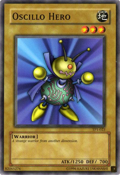 Common, Earth, Normal Monster, Tournament Pack 1, Unlimited, Warrior Oscillo Hero [TP1-023] Common - Trading Card World