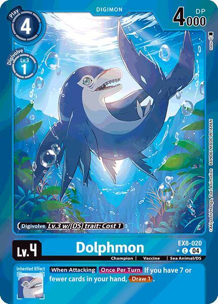 Chain of Liberation, Common, EX8-020 Dolphmon [EX8-020] (Limited Foil) [Chain of Liberation] - Trading Card World