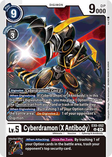 Chain of Liberation, EX8-052, Uncommon Cyberdramon (X Antibody) [EX8-052] [Chain of Liberation] - Trading Card World