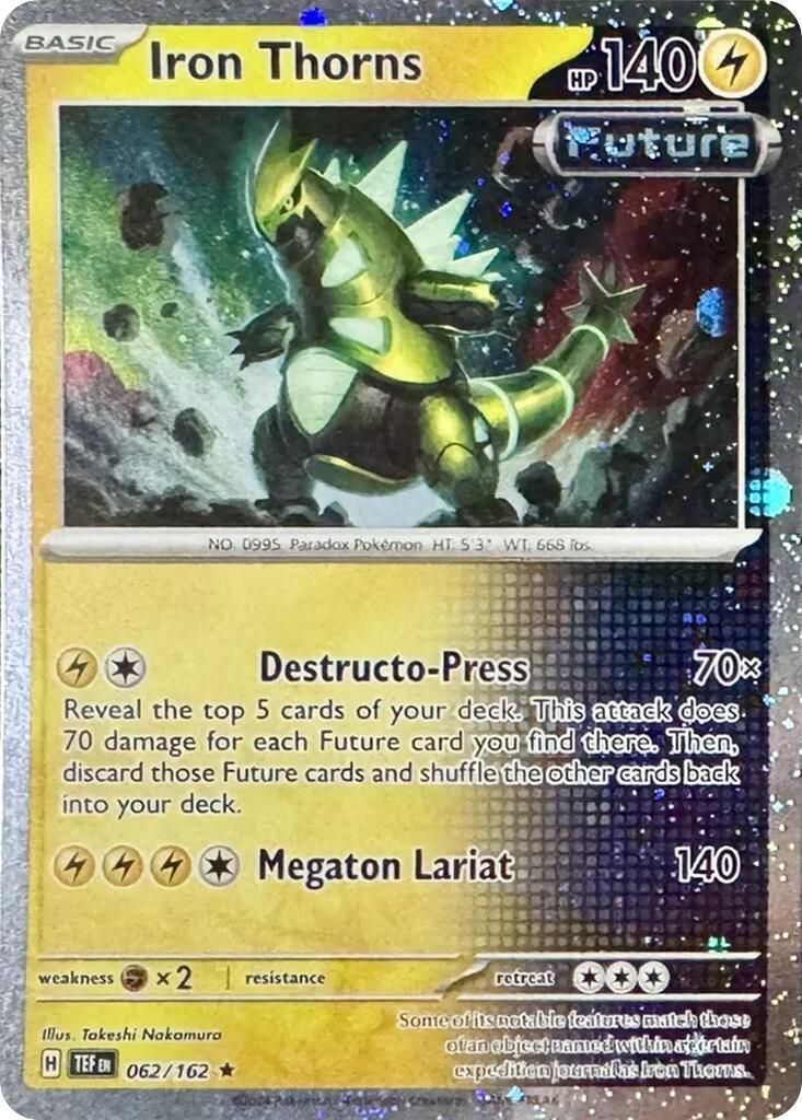 062, Miscellaneous Cards Iron Thorns (062/162) (Cosmos Holo) [Miscellaneous Cards] - Trading Card World