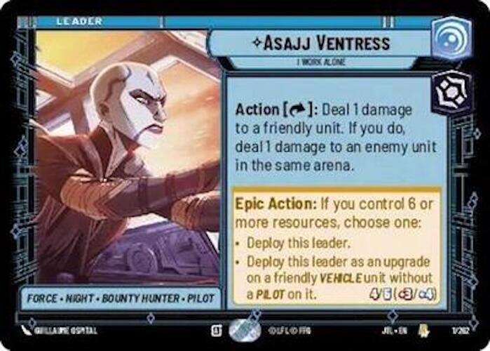  Asajj Ventress - I Work Alone (001/257) [Jump to Lightspeed] - Trading Card World