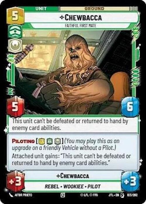  Chewbacca - Faithful First Mate (103/257) [Jump to Lightspeed] - Trading Card World