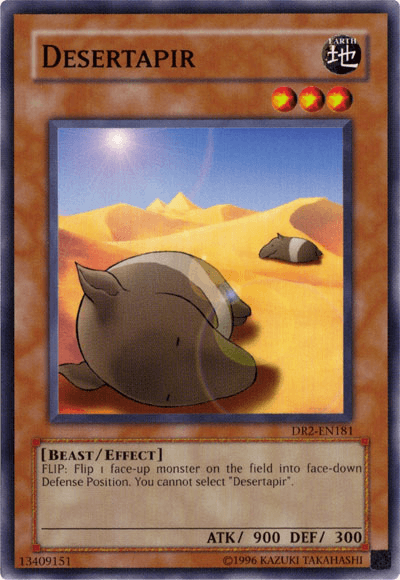 Beast, Common, Dark Revelation Volume 2, Earth, Effect Monster, Unlimited Desertapir [DR2-EN181] Common - Trading Card World