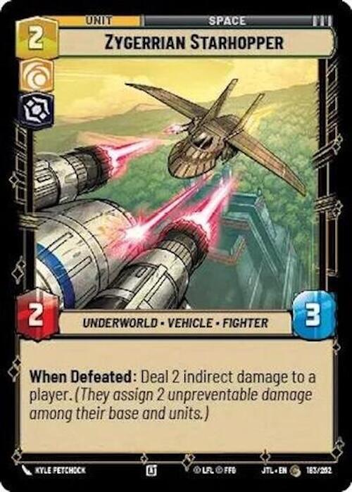  Zygerrian Starhopper (183/257) [Jump to Lightspeed] - Trading Card World