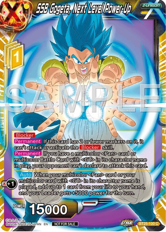 SSB Gogeta, Next Level Power-Up (Championship 2024 Finals Zenkai Pack) (BT25-100) [Tournament Promotion Cards]