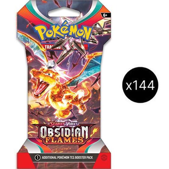 Scarlet & Violet: Obsidian Flames - Sleeved Booster Pack Case