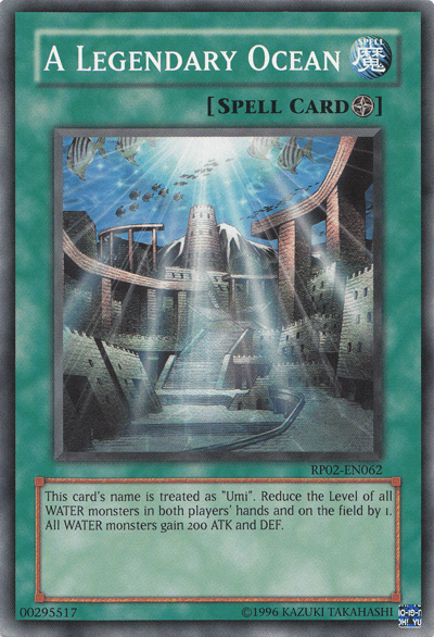 Common, Field Spell, Retro Pack 2, Spell, Unlimited A Legendary Ocean [RP02-EN062] Common - Trading Card World