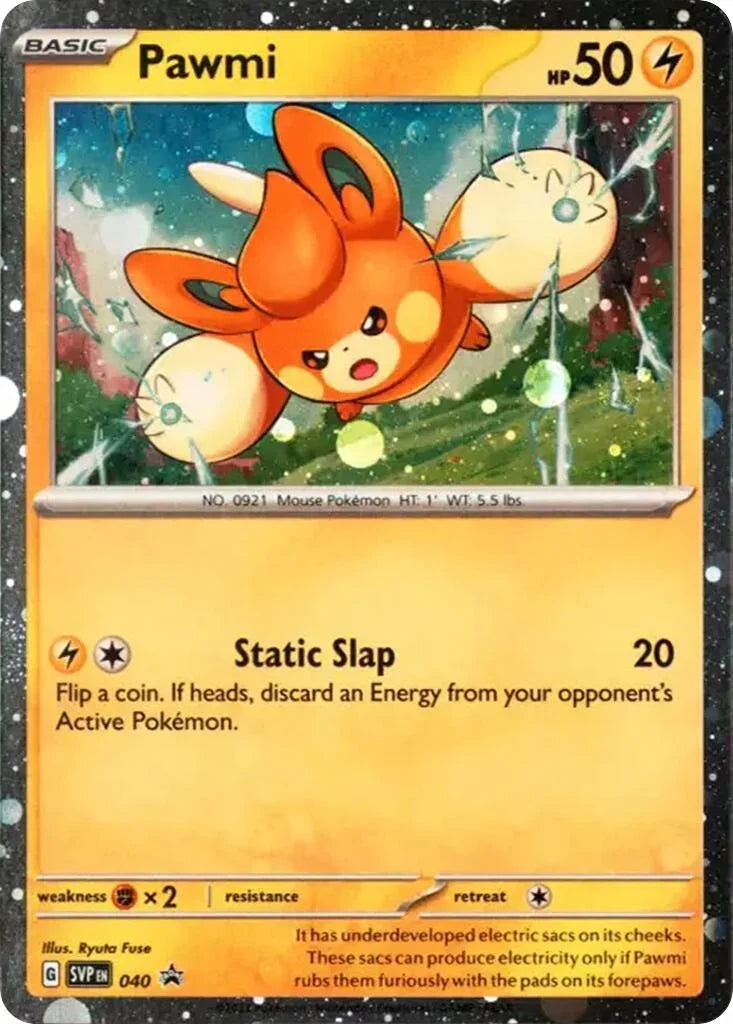Scarlet & Violet: Black Star Promos Pawmi (040) (Cosmos Holo) [Scarlet & Violet: Black Star Promos] - Trading Card World