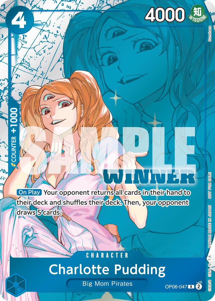 Big Mom Pirates, Character, One Piece Promotion Cards, Promotional Cards, Rare Charlotte Pudding (Winner Pack 2025 Vol. 1) [One Piece Promotion Cards] - Trading Card World