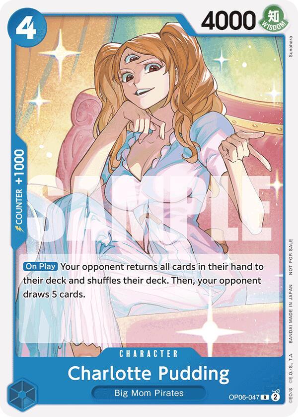 Big Mom Pirates, Character, One Piece Promotion Cards, Promotional Cards, Rare Charlotte Pudding (Tournament Pack 2025 Vol. 1) [One Piece Promotion Cards] - Trading Card World