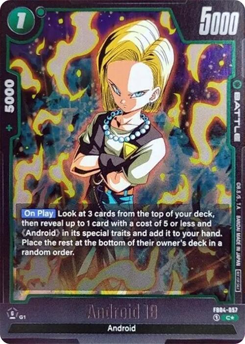  Android 18 (Tournament Pack 05) [Fusion World Tournament Cards] - Trading Card World