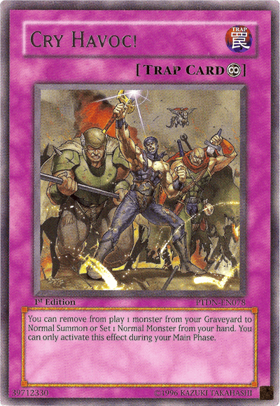 1st Edition, Continuous Trap, Phantom Darkness, Rare, Trap, Unlimited Cry Havoc! [PTDN-EN078] Rare - Trading Card World