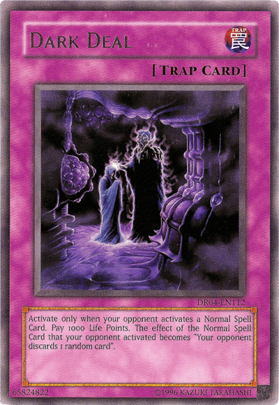 Dark Revelation Volume 4, Normal Trap, Rare, Trap, Unlimited Dark Deal [DR04-EN112] Rare - Trading Card World