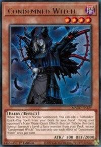 1st Edition, Dark, Effect Monster, Fairy, Maximum Gold, Rare Condemned Witch [MAGO-EN129] Rare - Trading Card World