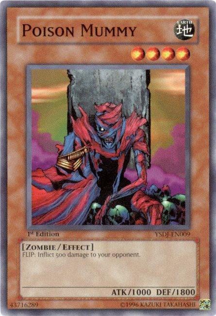 1st Edition, Common, Earth, Effect Monster, Starter Deck: Jaden Yuki, Unlimited, Zombie Poison Mummy [YSDJ-EN009] Common - Trading Card World