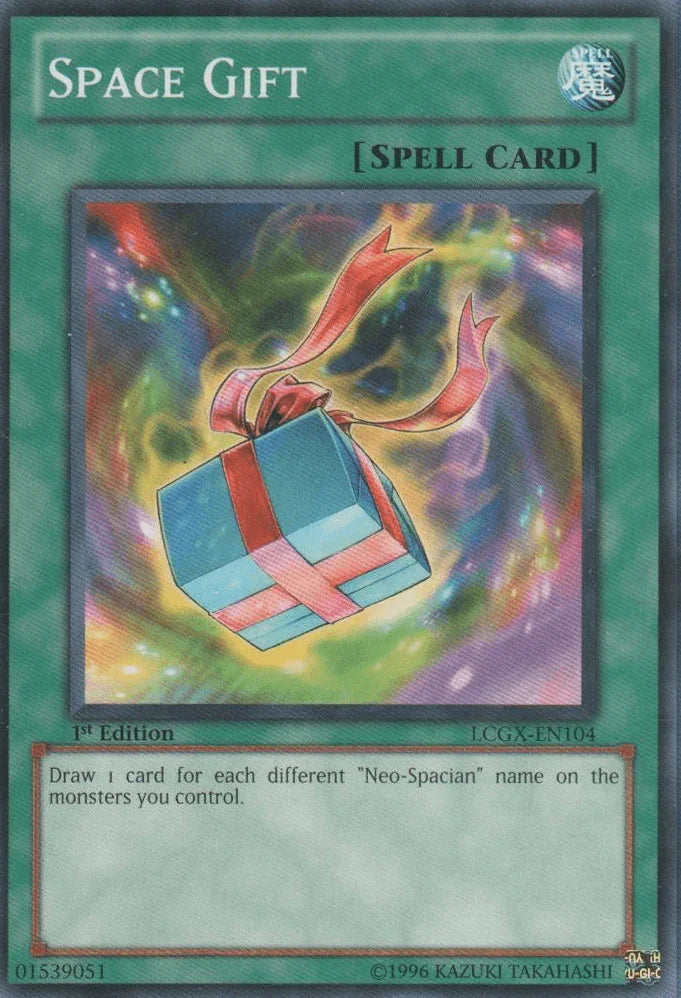 1st Edition, Common, Legendary Collection 2, Normal Spell, Spell, Unlimited Space Gift [LCGX-EN104] Common - Trading Card World