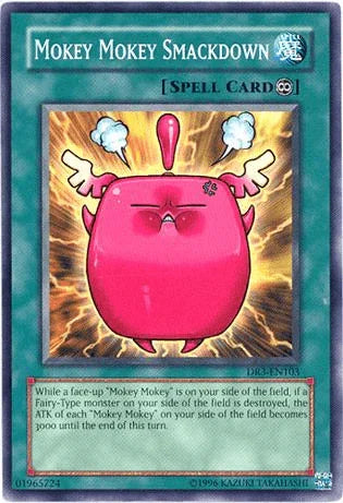 Common, Continuous Spell, Dark Revelation Volume 3, Spell, Unlimited Mokey Mokey Smackdown [DR3-EN103] Common - Trading Card World
