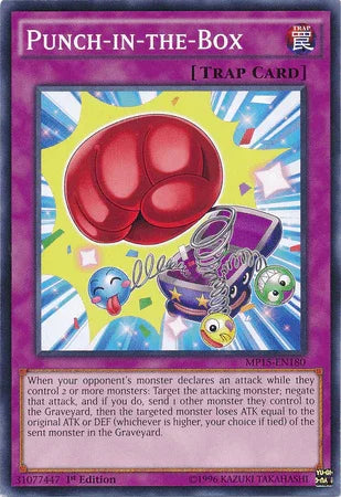 1st Edition, 2015 Mega-Tins Mega Pack, Common, Normal Trap, Trap Punch-in-the-Box [MP15-EN180] Common - Trading Card World