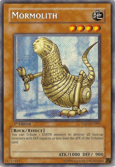 1st Edition, Earth, Effect Monster, Rock, Secret Rare, Tactical Evolution, Unlimited Mormolith [TAEV-EN085] Secret Rare - Trading Card World