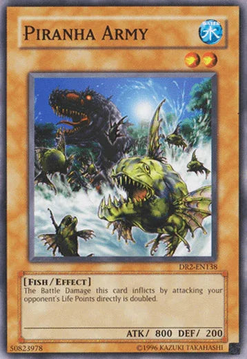 Common, Dark Revelation Volume 2, Effect Monster, Fish, Unlimited, Water Piranha Army [DR2-EN138] Common - Trading Card World
