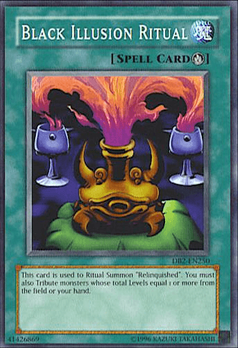 Common, Dark Beginning 2, Ritual Spell, Spell, Unlimited Black Illusion Ritual [DB2-EN250] Common - Trading Card World