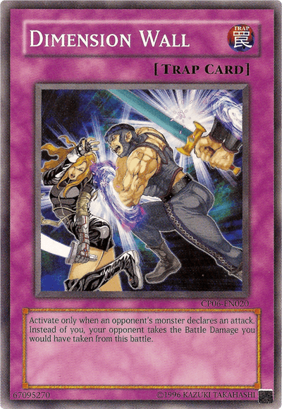 Champion Pack 6, Common, Normal Trap, Trap, Unlimited Dimension Wall [CP06-EN020] Common - Trading Card World
