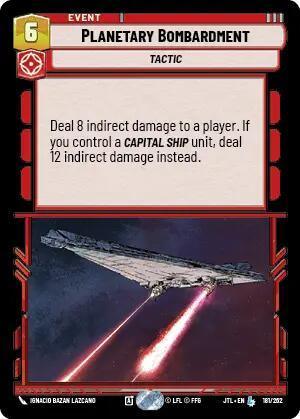  Planetary Bombardment (181/257) [Jump to Lightspeed] - Trading Card World